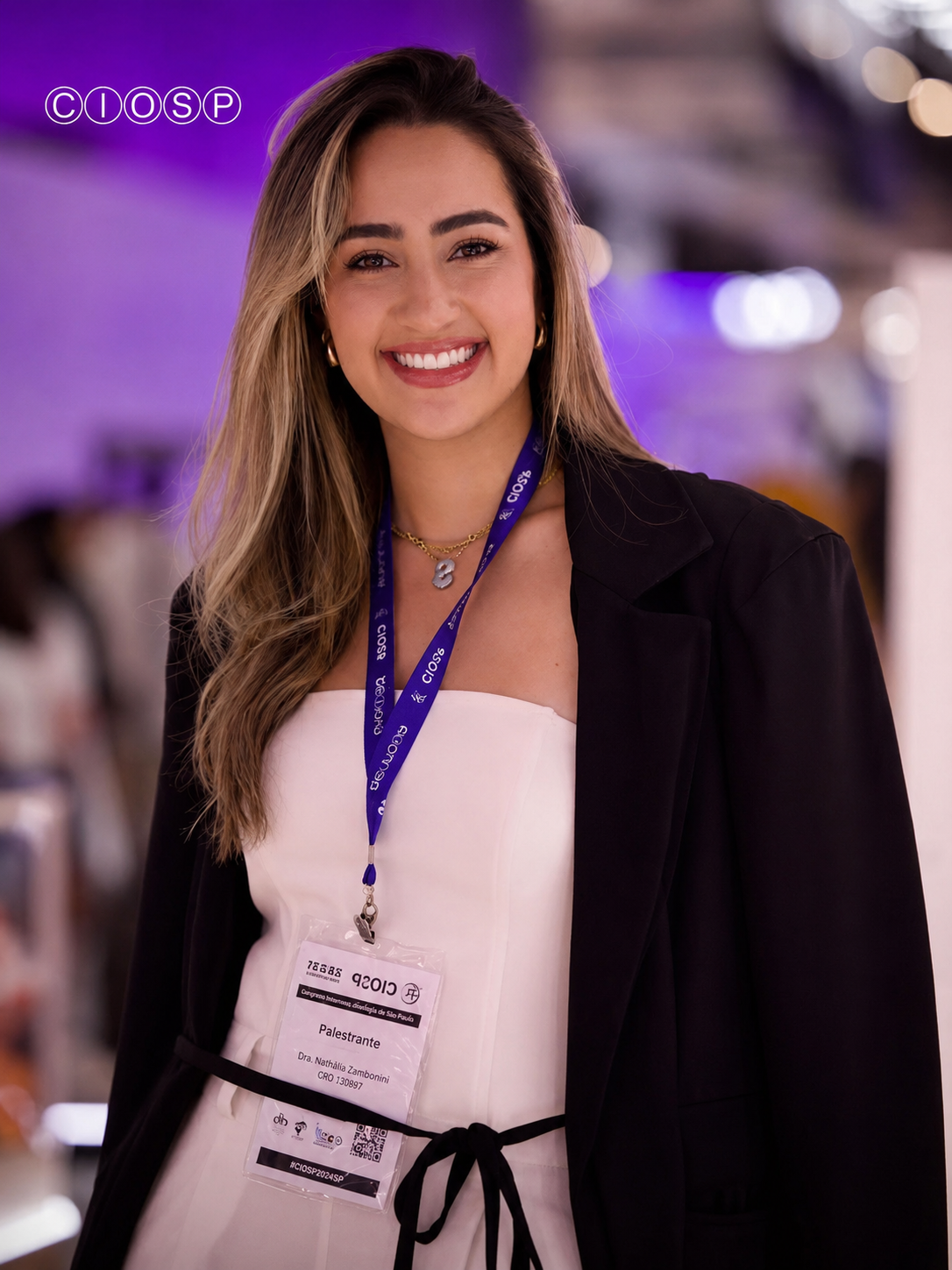 Dra. Samantha Vasconcelos no Congresso Internacional de Odontologia (CIOSP)